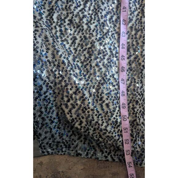 Showstopper! Vintage Sean Collection Sequin Slit Prom Gown - Size 4 - Picture 5 of 7